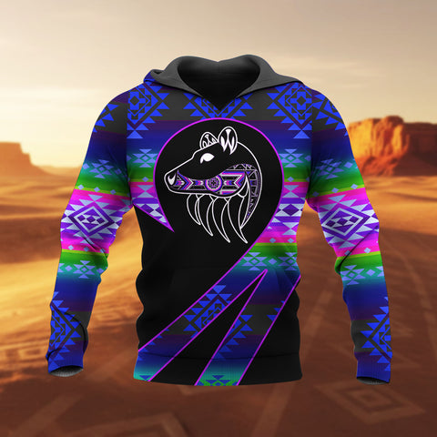 HD260113M14 Bear Native American Pride 3D Hoodie