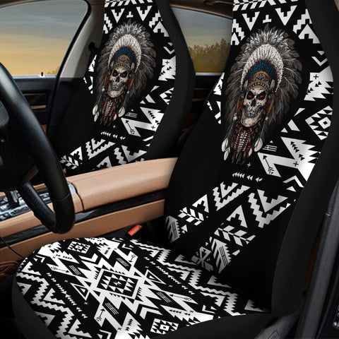 HD260114M01 Skull Chief Native Car Seat Cover