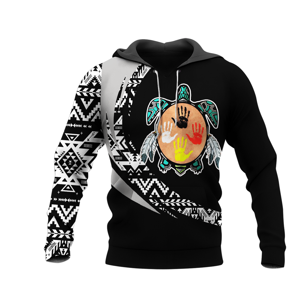 Powwow StoreHD0012224 Pattern Native Pride 3D Hoodie