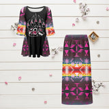 HDB00179 Native American Ladies Two Piece Suit