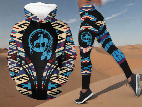 HDL251210M12 Trail of Tears Native American Hoodie Leggings Set
