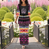 HLS001107 Native American Ladies Two Piece Suit