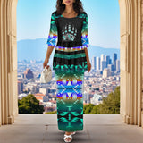 HLS001113 Native American Ladies Two Piece Suit
