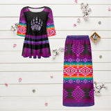 HLS001127 Native American Ladies Two Piece Suit