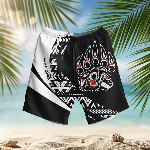HSM016 Bear Claw Native American Hawaiian Shorts