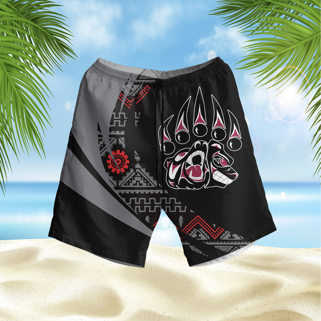 HSM017 Bear Claw Native American Hawaiian Shorts