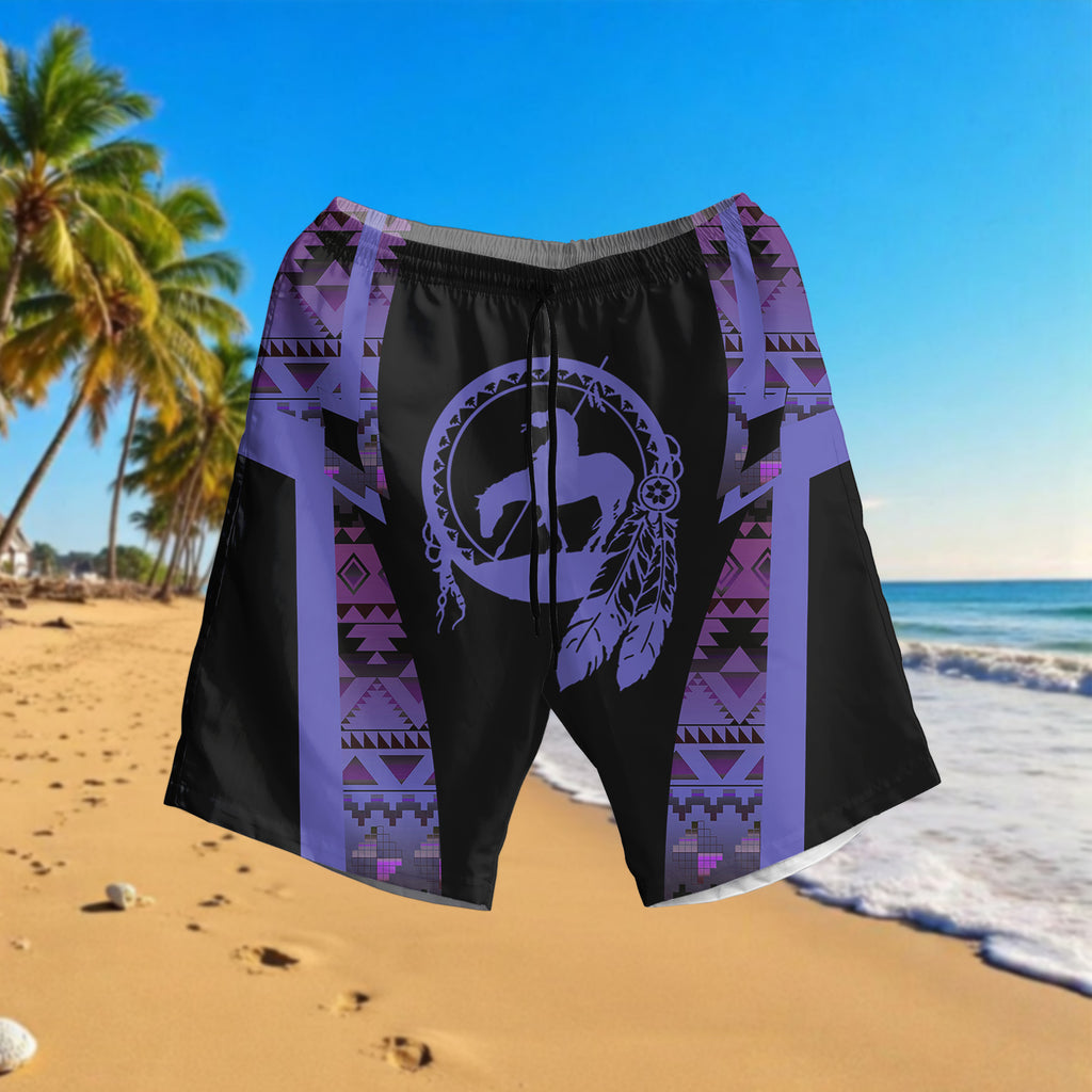 HSM018 Trail of Tears Native American Hawaiian Shorts