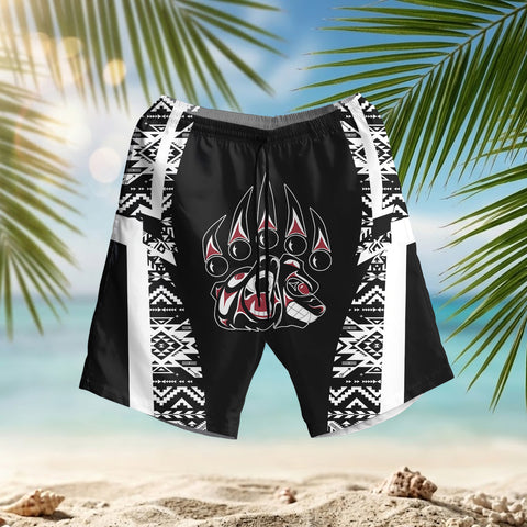 HSM019 Bear Claw Native American Hawaiian Shorts