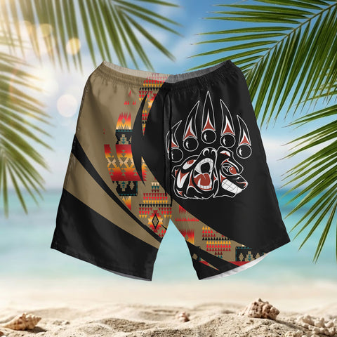 HSM022 Bear Claw Native American Hawaiian Shorts