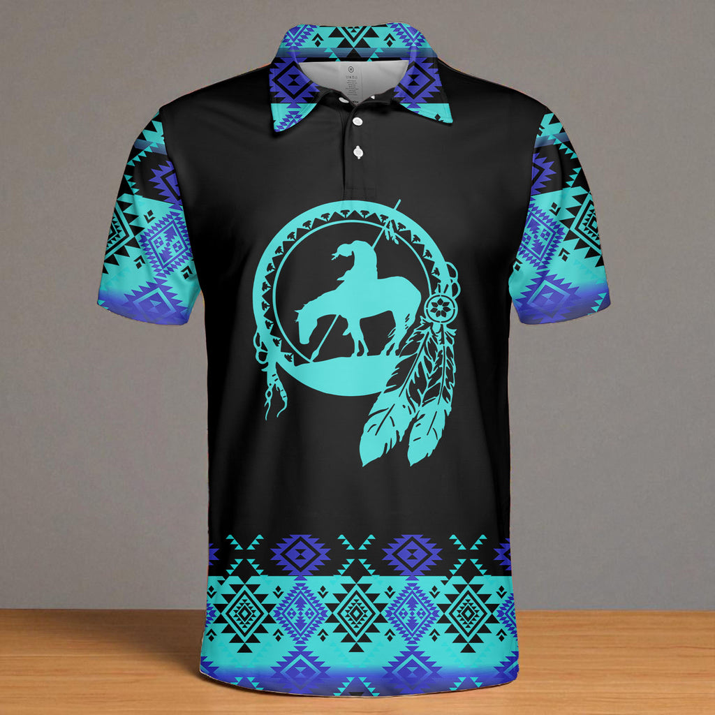 HW250711M07 Trail of Tears Native American Polo T-Shirt 3D
