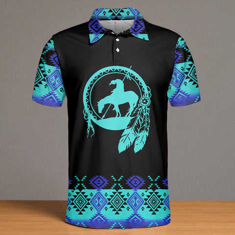 HW250711M07 Trail of Tears Native American Polo T-Shirt 3D