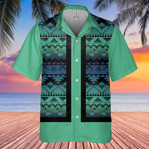 HW250714M03 Native American Hawaiian Shirt 3D