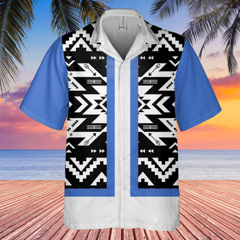 HW250714M08 Native American Hawaiian Shirt 3D