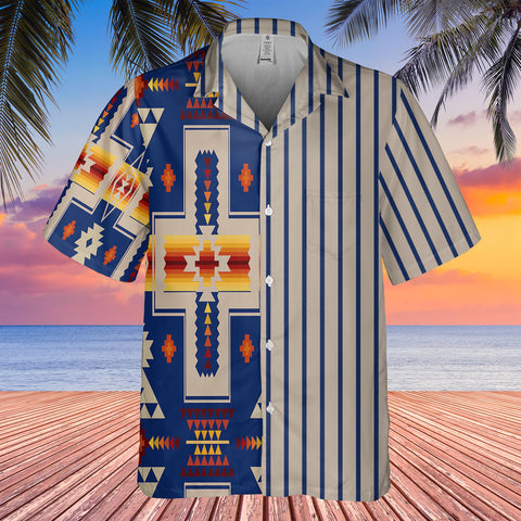 HW250721M16 Native American Hawaiian Shirt 3D
