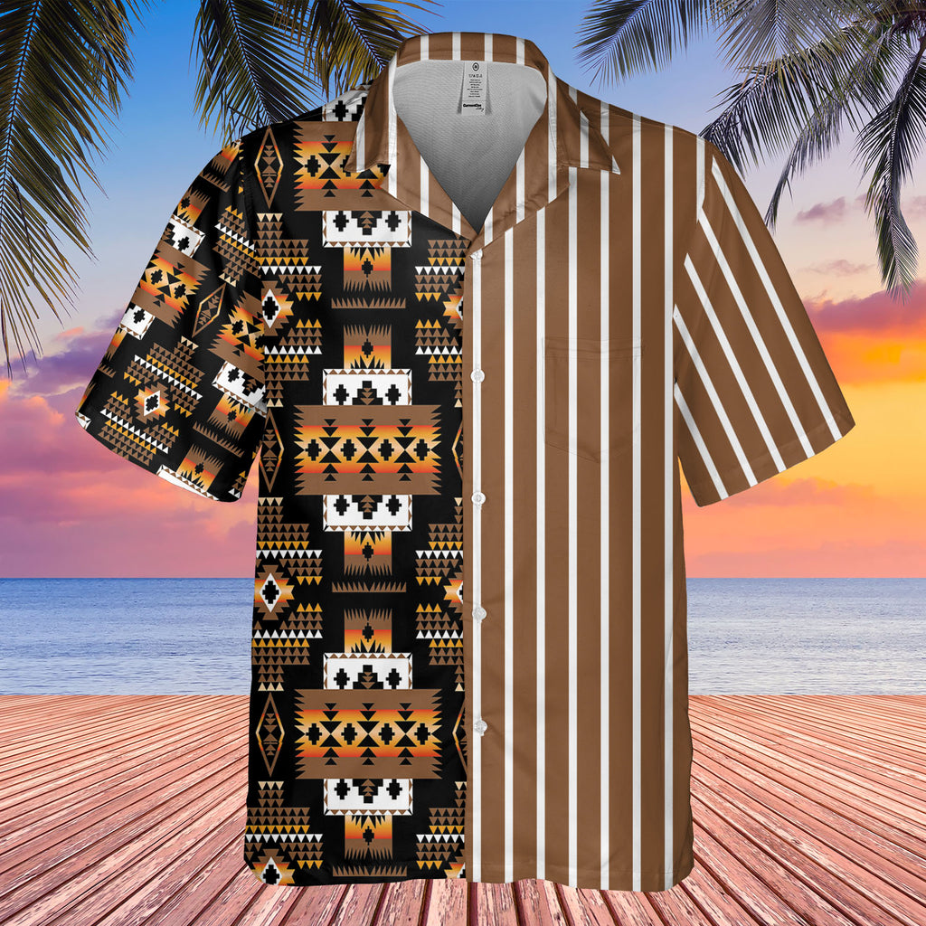 HW250721M17 Native American Hawaiian Shirt 3D
