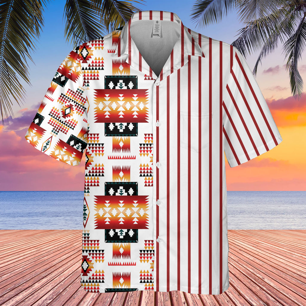 HW250721M20 Native American Hawaiian Shirt 3D