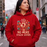 Handprint Wildflowers Native American-Inspired 2D Hoodie HDm001