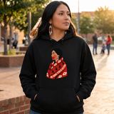 Handprint Woman Native American-Inspired 2D Hoodie HDm009