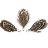 Natural Feather Tassel Charms – 12 Pcs Set for Earrings, Necklaces & Crafts