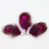 Natural Feather Tassel Charms – 12 Pcs Set for Earrings, Necklaces & Crafts