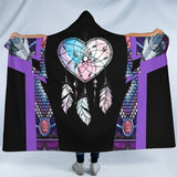 Heart Dreamcatcher Native American-Inspired Hooded Blanket BS-000182v3