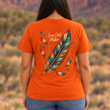 Hummingbird Feather Native American-Inspired 2 Sided 2D T-Shirt TSm082