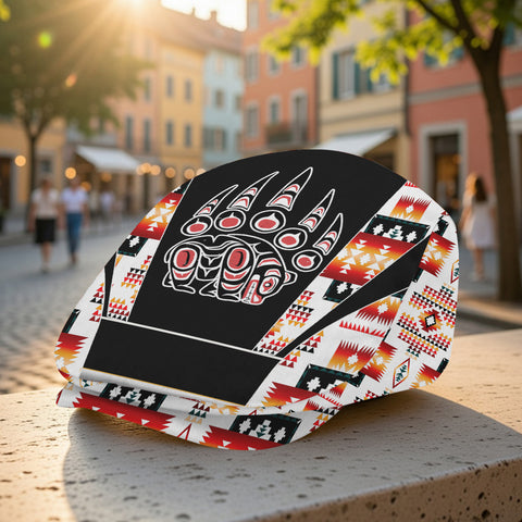 JC260309M02 Bear Native American Jeff Cap