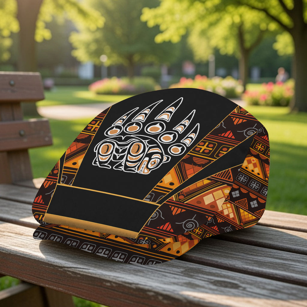 JC260309M04 Bear Native American Jeff Cap