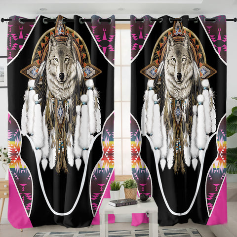 LB00115 Native American Living Room Curtain