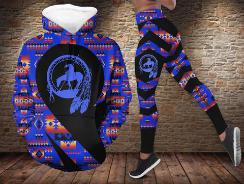 LB00233 Trail of Tears Native American Hoodie Leggings Set