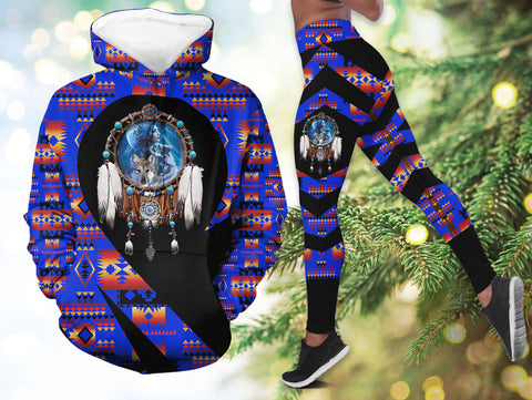 LB00233v3 Dreamcatcher Native American Hoodie Leggings Set