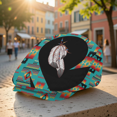 LB00247v3 Feather Native American Jeff Cap