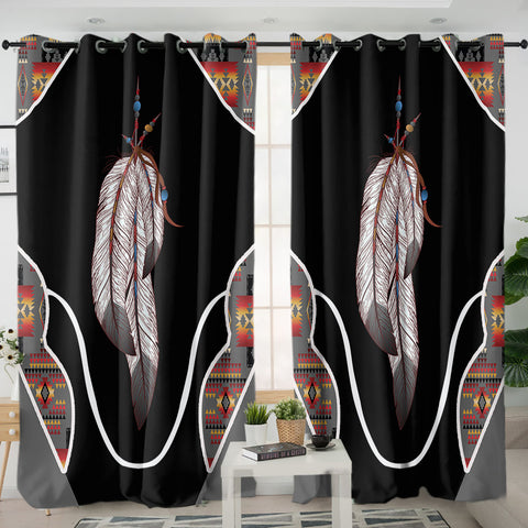 LB0086 Native American Living Room Curtain