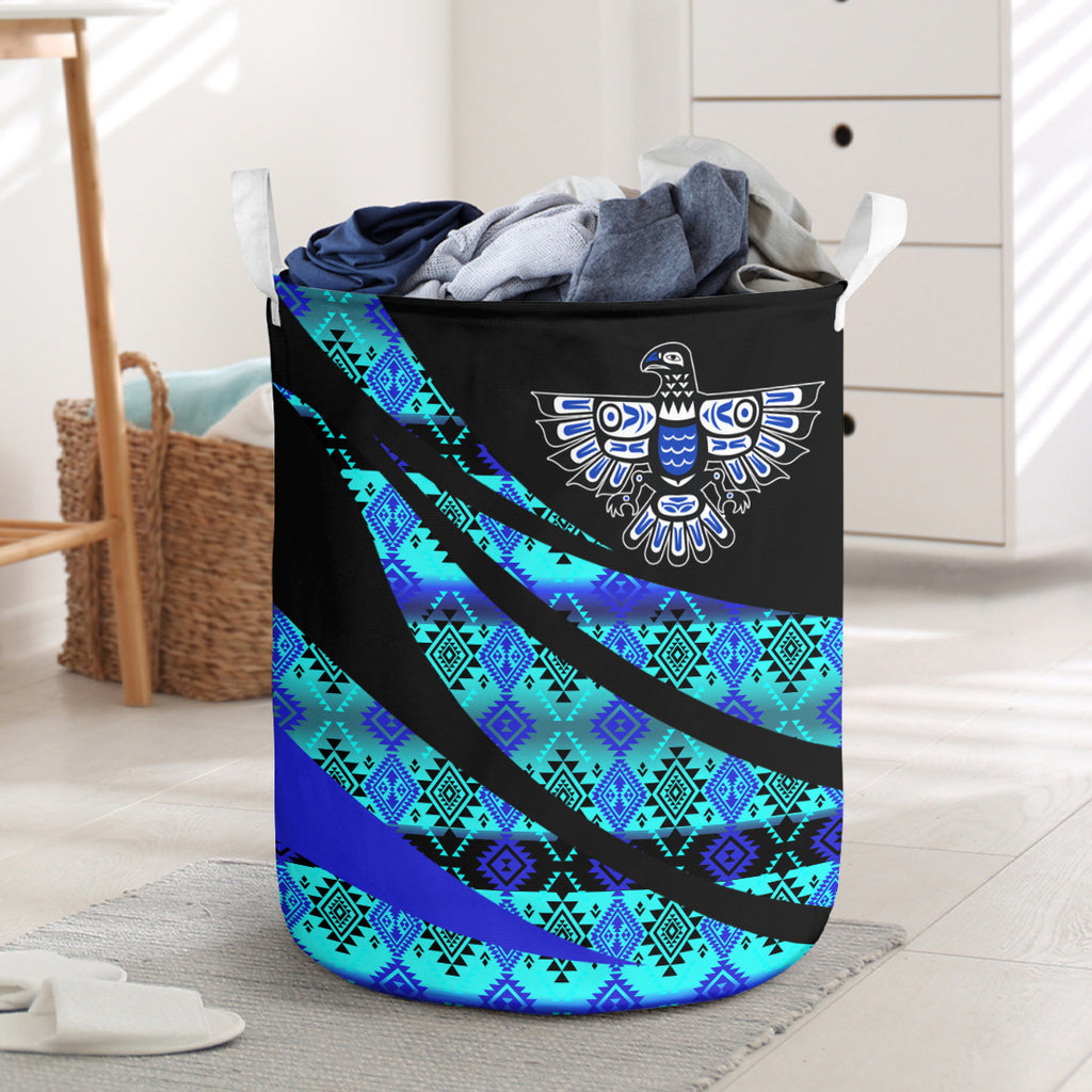 LB250123M03 Thunderbird Native American Laundry Basket