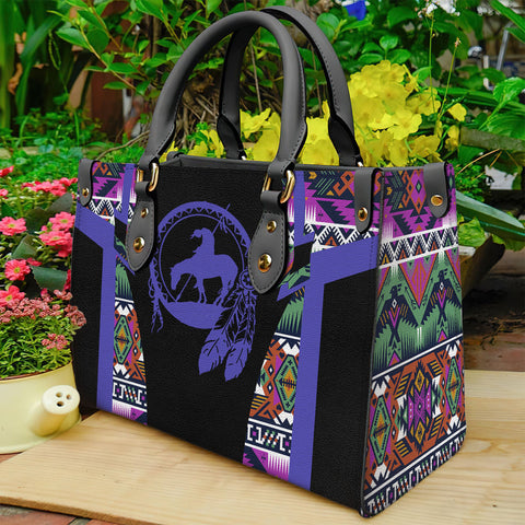 LT250410M03 Trail of Tear Native American Leather Bag