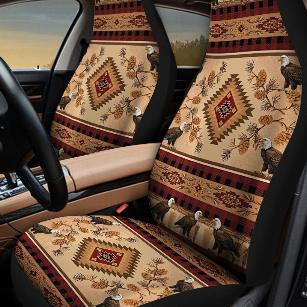 LVR0057v5 Eagles Native Car Seat Cover