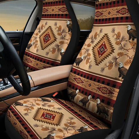 LVR0057v5 Eagles Native Car Seat Cover
