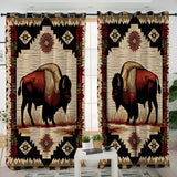 GB-NAT00902 Pattern Native American Living Room Curtain