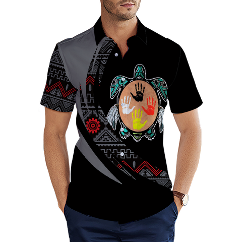 MTS0002 Tribal Turtle Spirit Native American 3D Men's Shirt