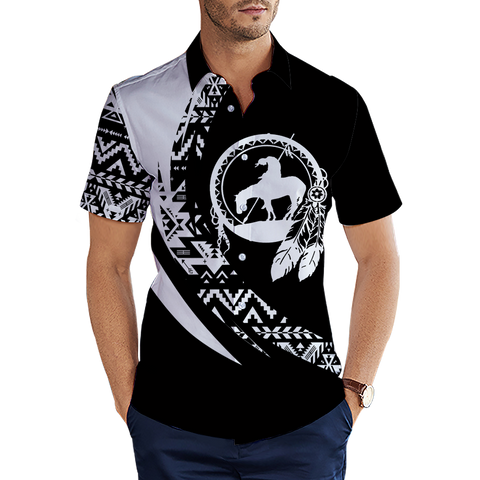 MTS0016 Trail Of Tears  Pattern Native American 3D Men's Shirt