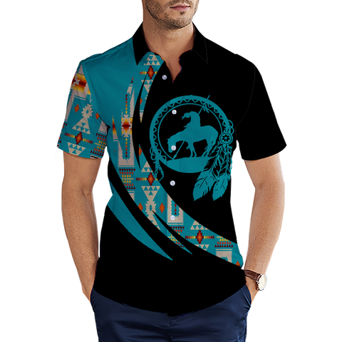 MTS0018 Trail Of Tears  Pattern Native American 3D Men's Shirt