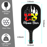 Mama Bear Medicine Wheels Native American GB-NAT00126-BLAN01 Pickleball Racket