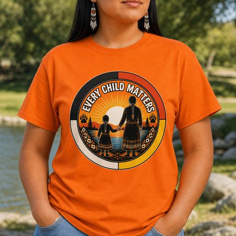 Medicine Wheel Healing Circle Native American-Inspired 2D T-Shirt TSm012
