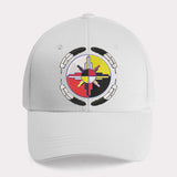 Medicine Wheel Native American Embroidered Cap