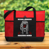 Mmi Indigenous Women Native American Tote Bag With Mesh Pockets