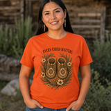 Moccasins Botanical Graphic Native American-Inspired 2D T-Shirt TSm029