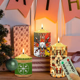 N7-22 Pattern Native American Bullet candles - Set of 3