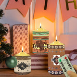 N7-42 Bison Pattern Native American Bullet candles - Set of 3