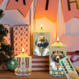 N7-48 Pattern Native American Bullet candles - Set of 3