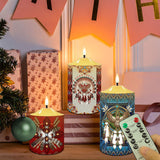 N7-50 Pattern Native American Bullet candles - Set of 3